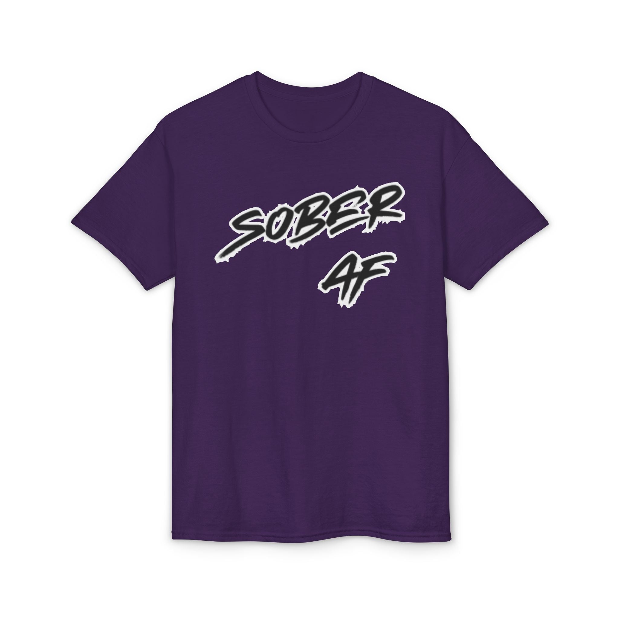 Sober AF T-Shirt – Bold Recovery Pride Tee