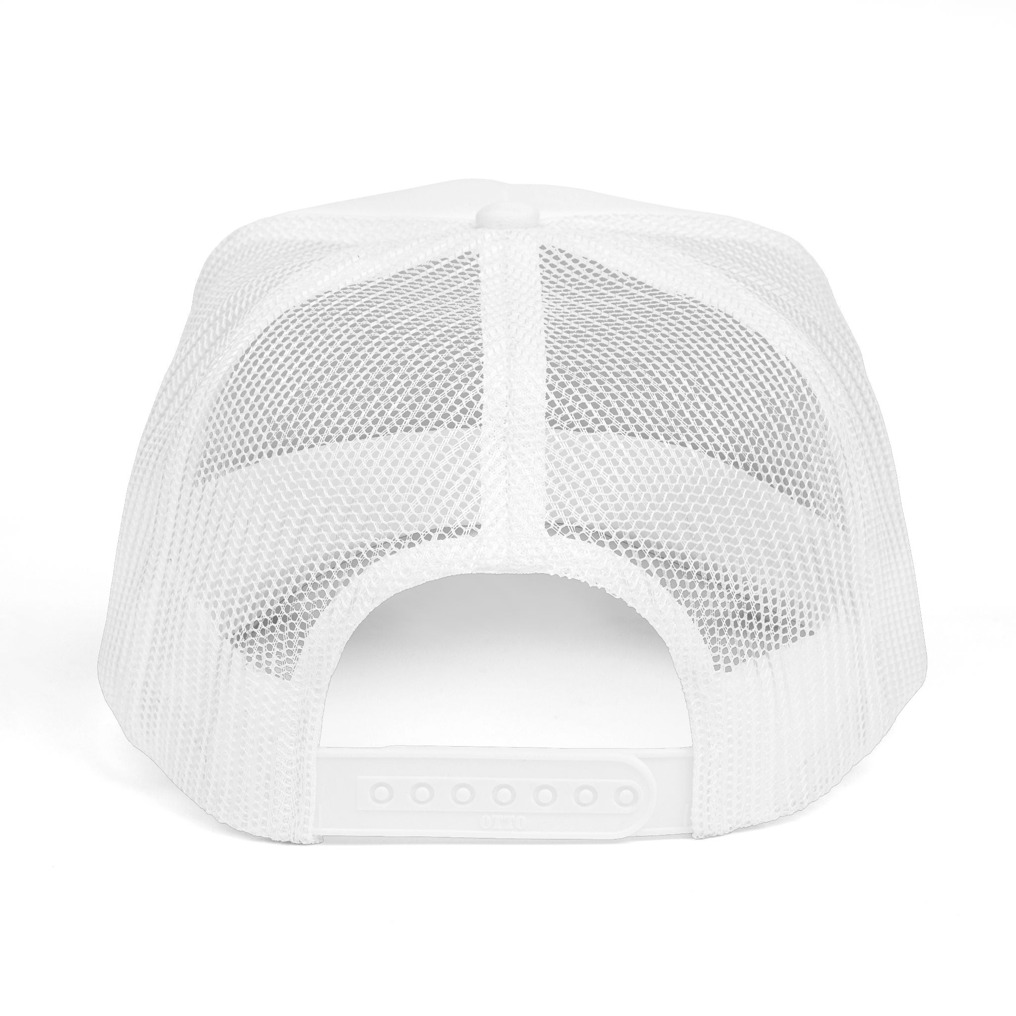 Notarize Service Trucker Cap - Retro Geometric Logo Mesh Hat