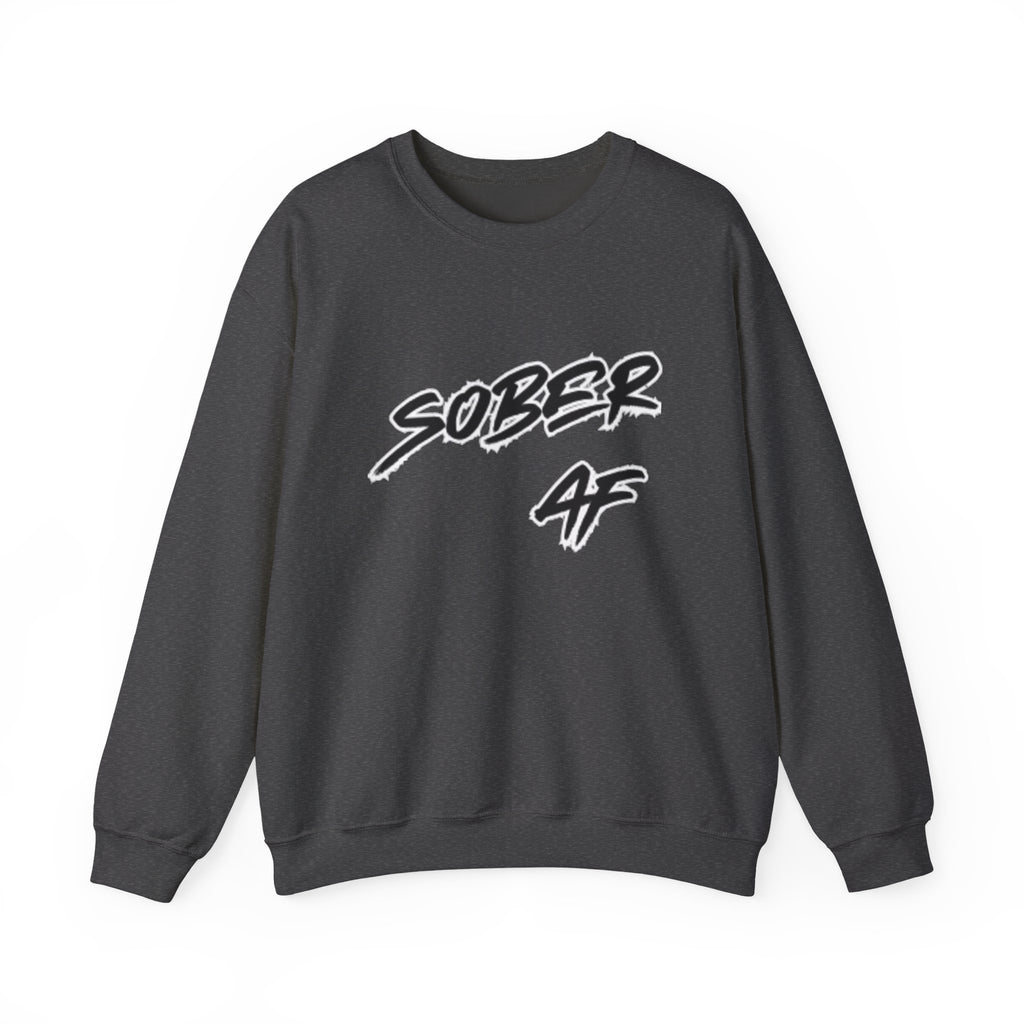 Sober AF Crewneck Sweatshirt — Recovery Pride Graphic Sweatshirt