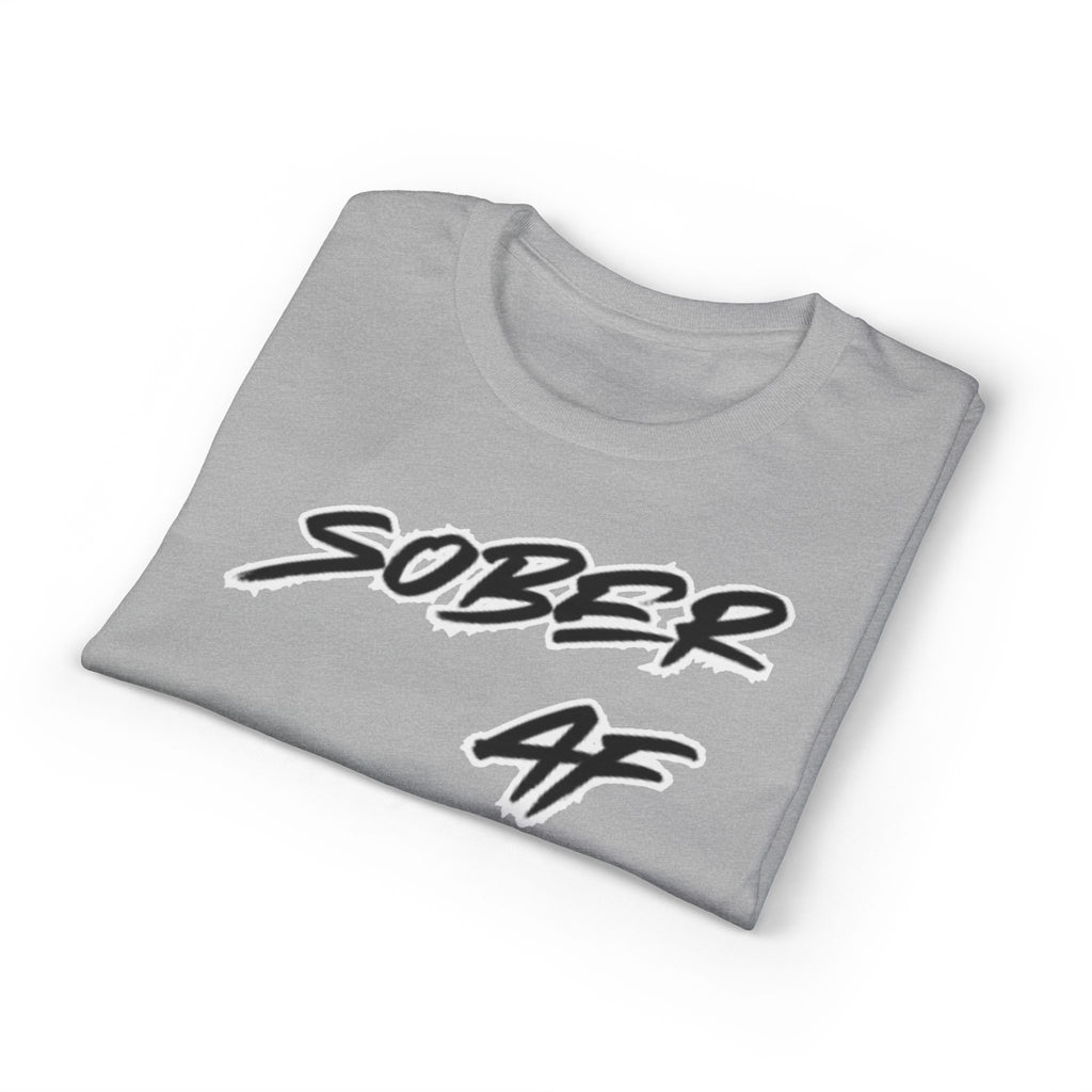 Sober AF Graphic T‑Shirt — Bold Recovery Statement Tee