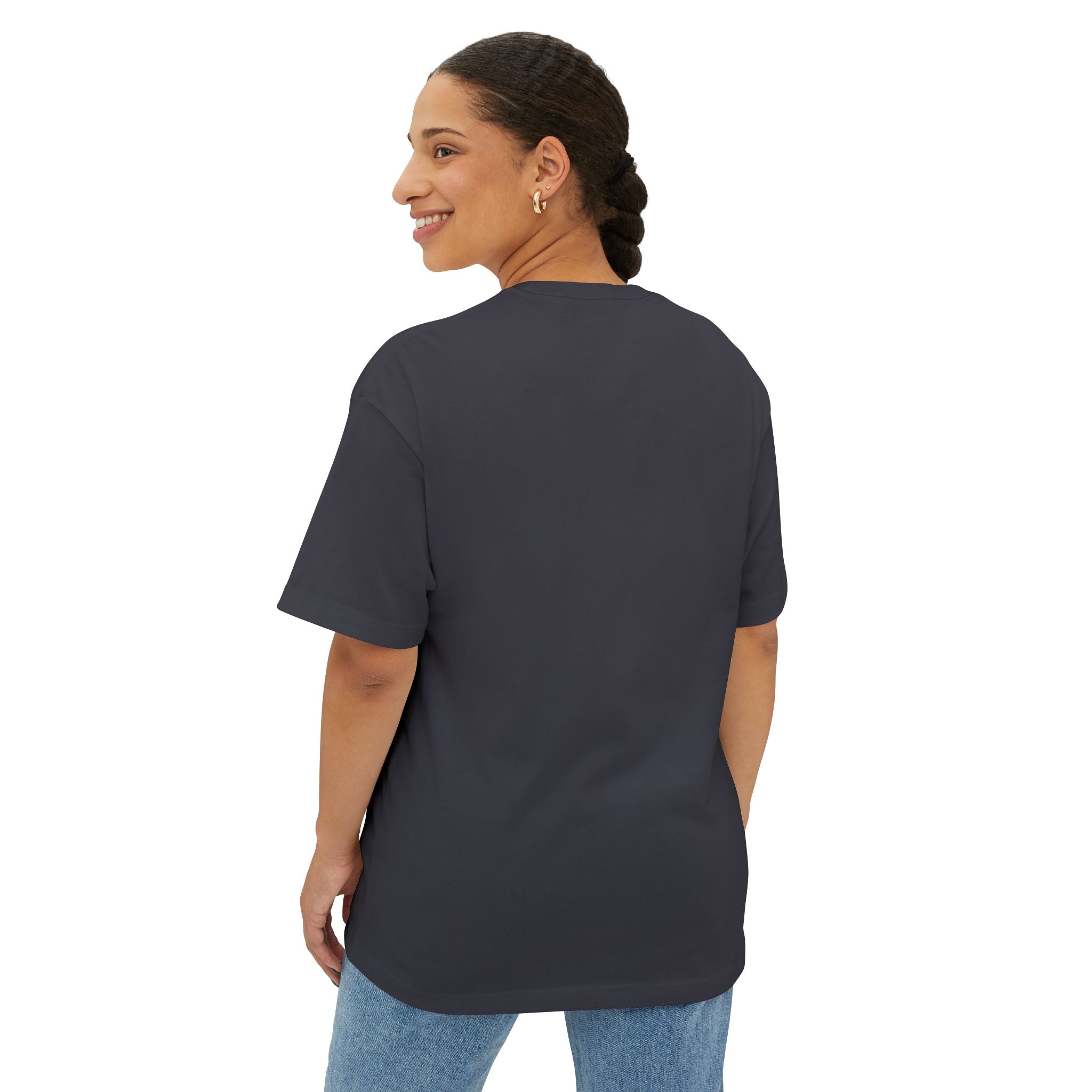Sober AF Oversized Boxy Tee — Bold Recovery Statement Shirt