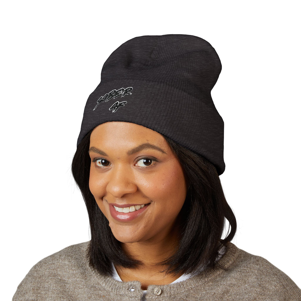 Sober AF Embroidered Cuffed Beanie