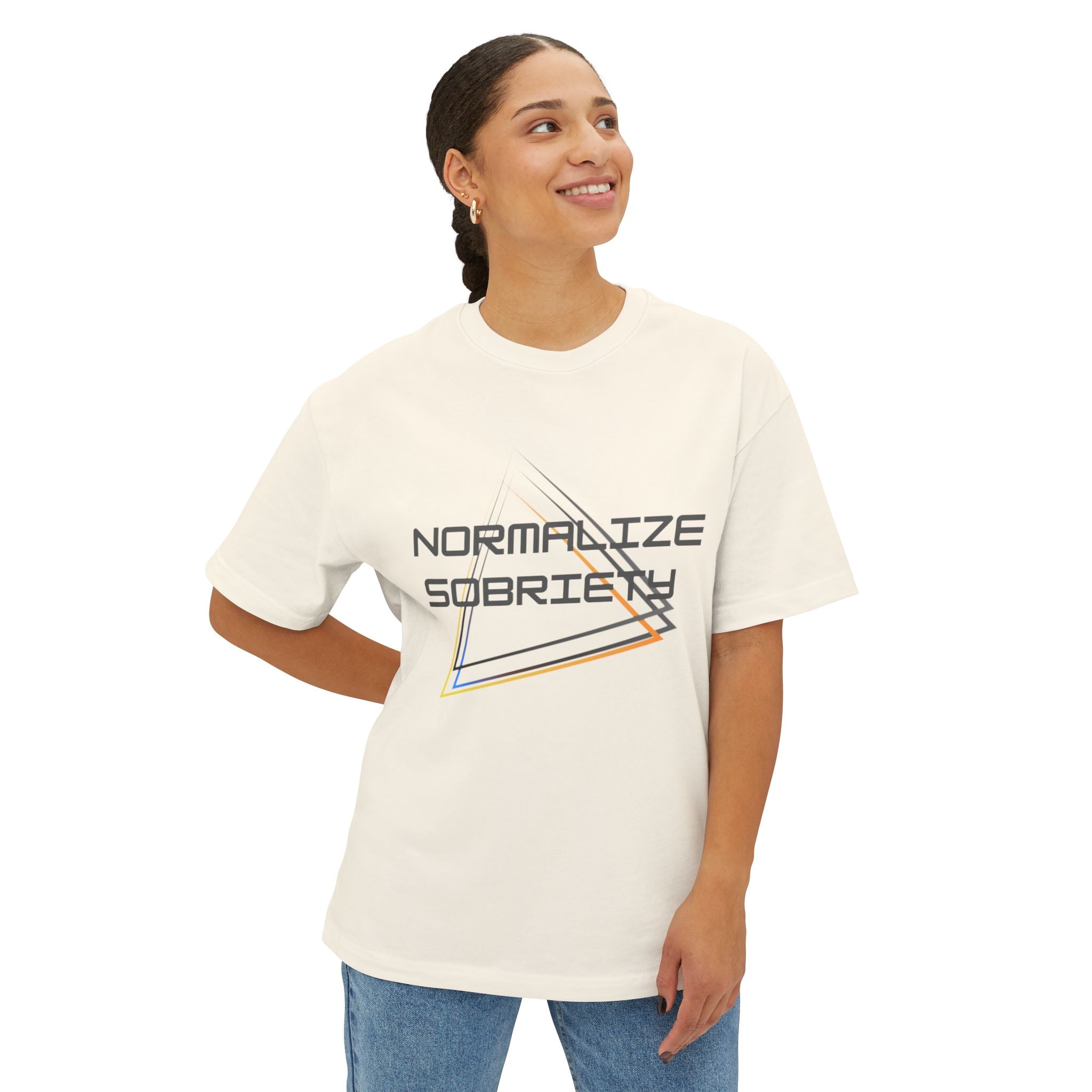 Normalize Sobriety Oversized Tee