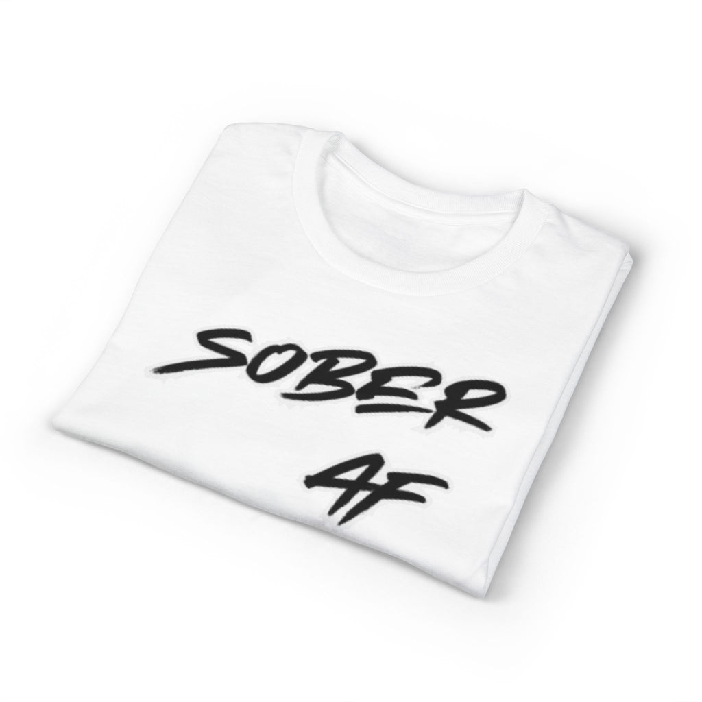 Sober AF Graphic T‑Shirt — Bold Recovery Statement Tee