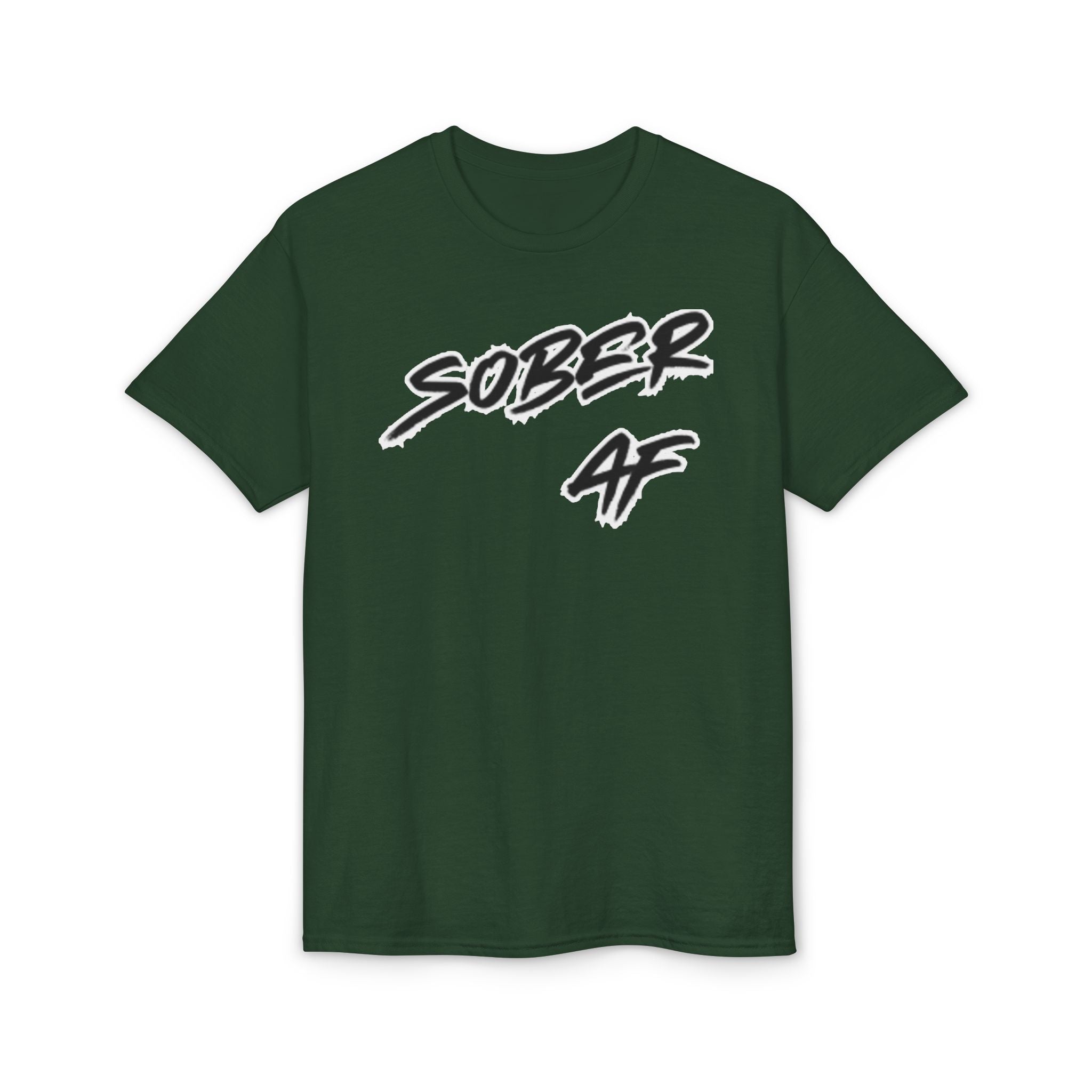 Sober AF Graphic T‑Shirt — Bold Recovery Statement Tee