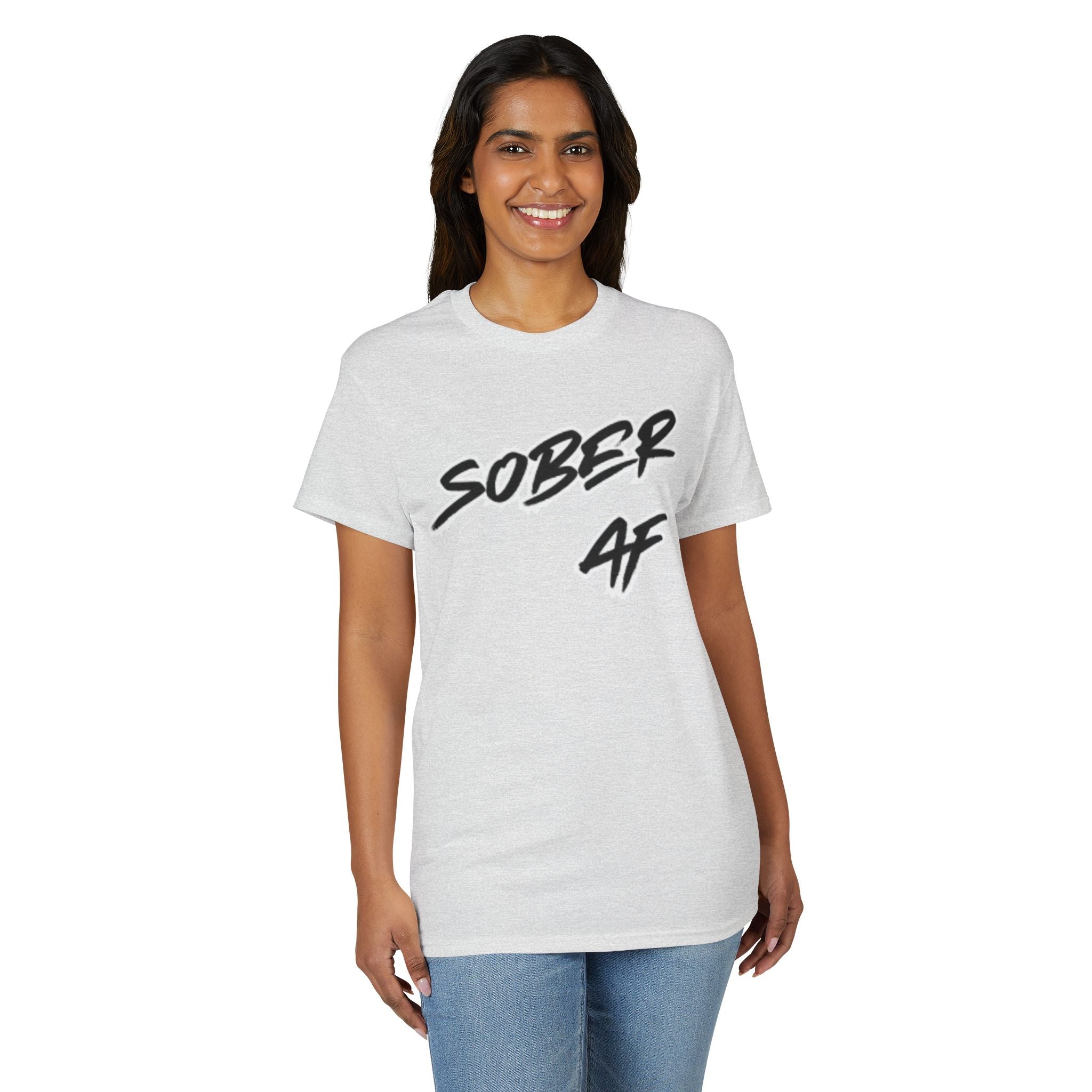 Sober AF T-Shirt – Bold Recovery Pride Tee