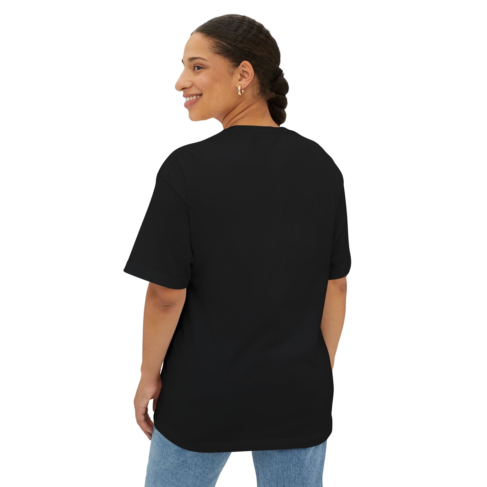Sober AF Oversized Boxy Tee — Bold Recovery Statement Shirt