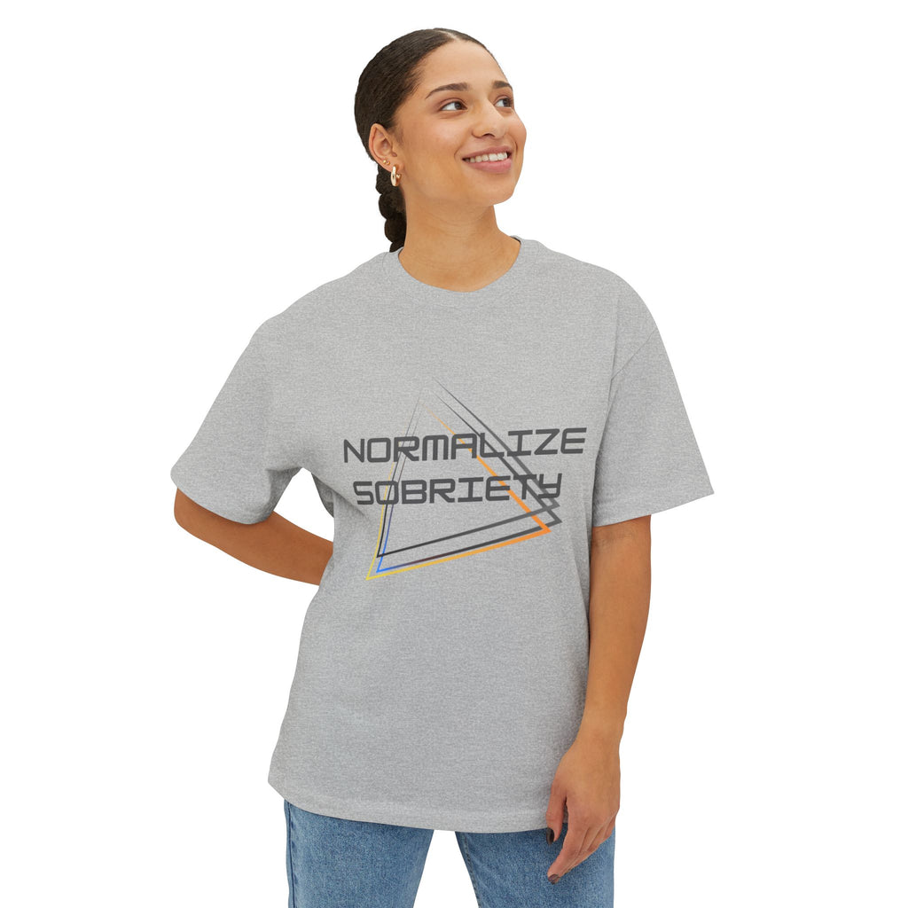 Normalize Sobriety Oversized Tee