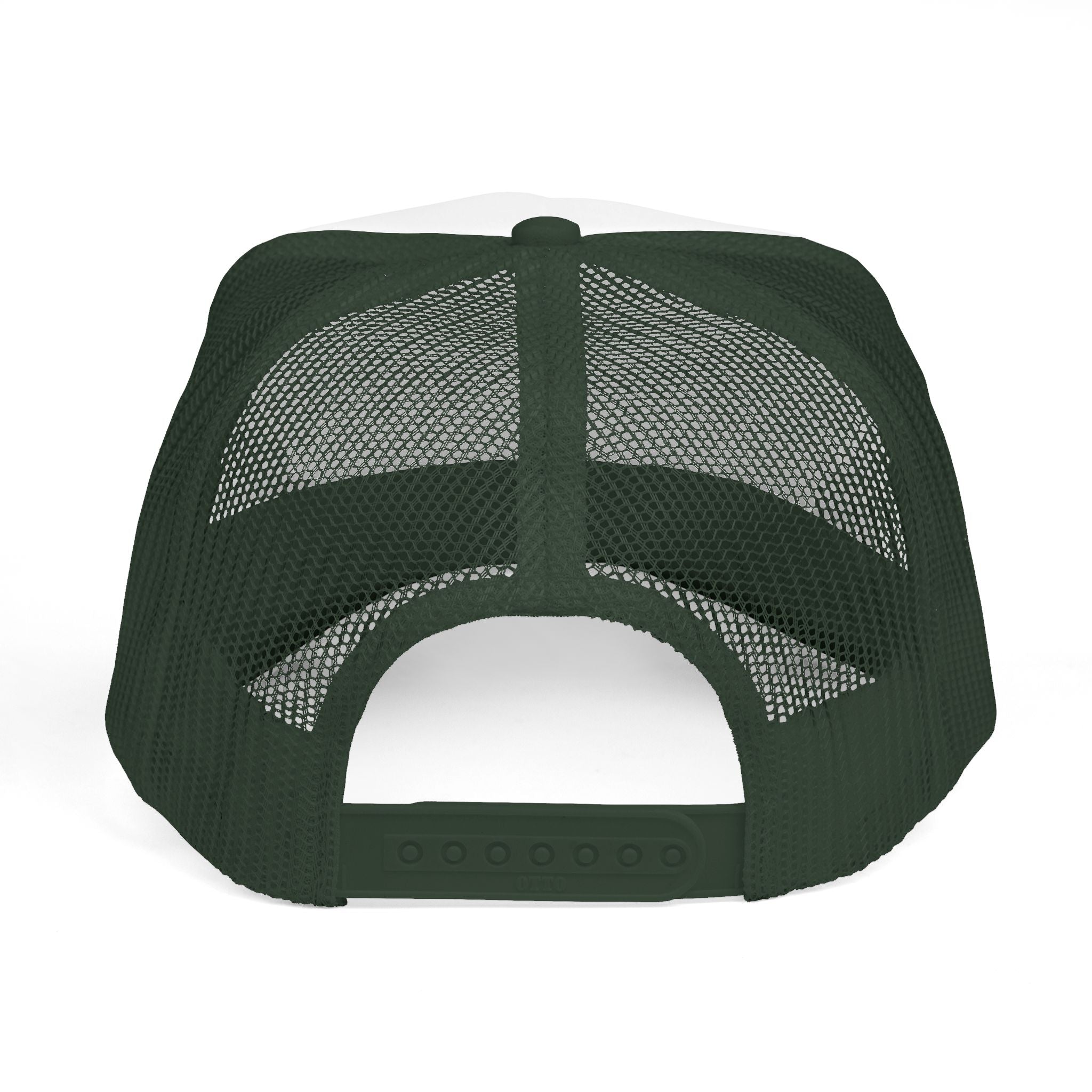 Notarize Service Trucker Cap - Retro Geometric Logo Mesh Hat