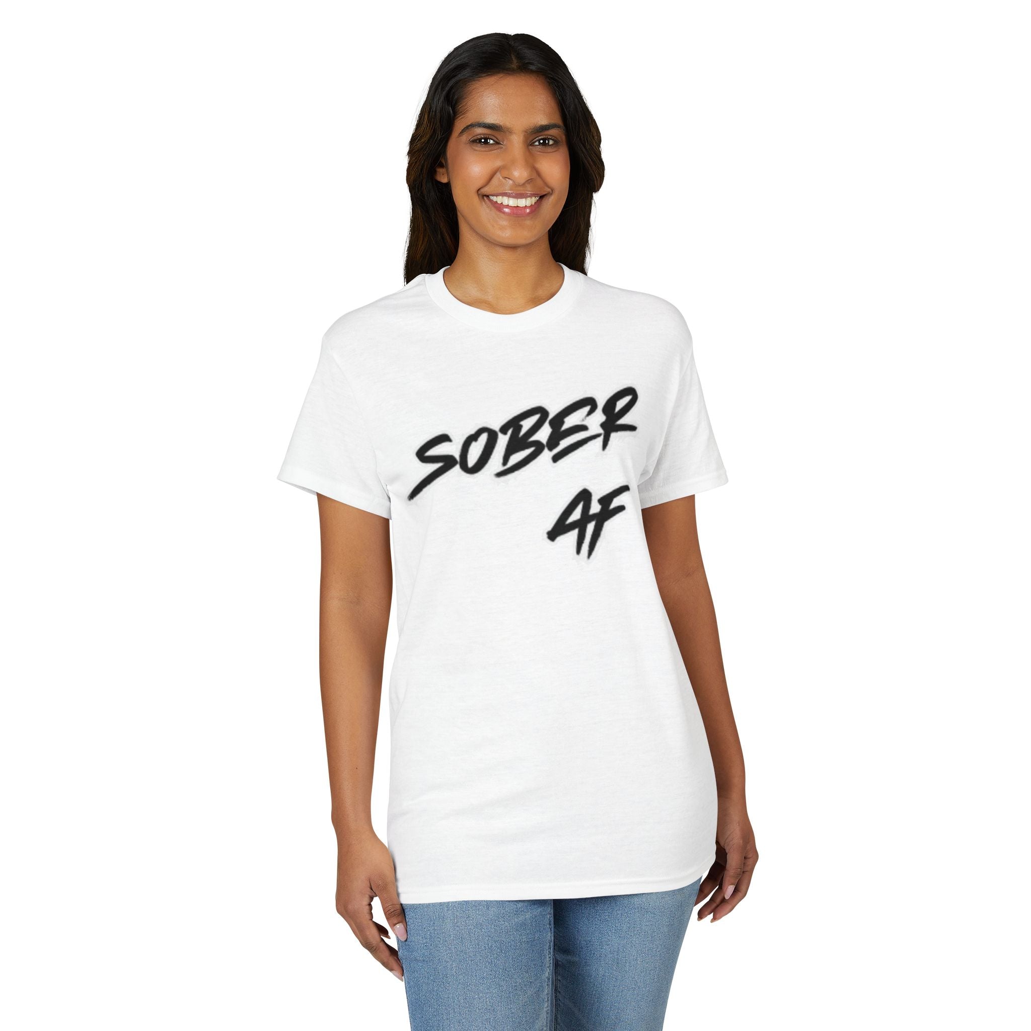 Sober AF T-Shirt – Bold Recovery Pride Tee