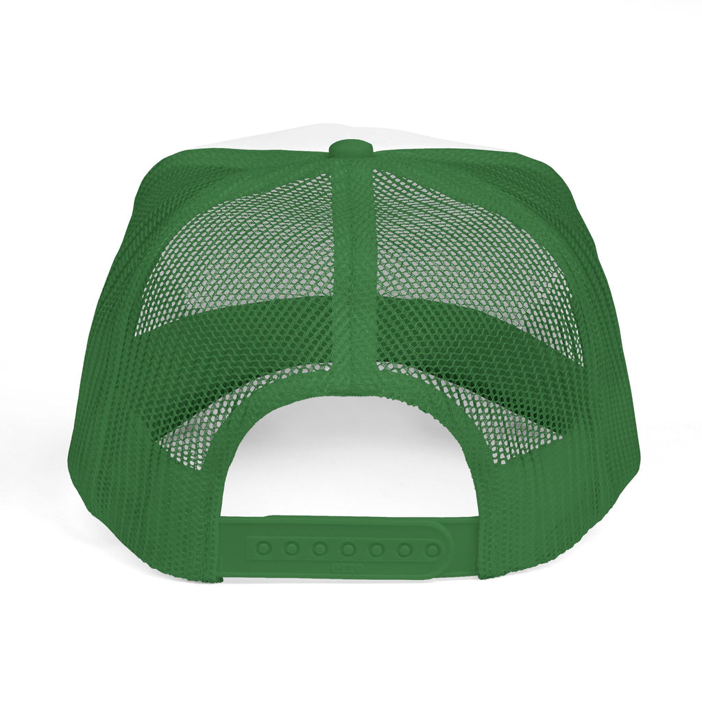 Notarize Service Trucker Cap - Retro Geometric Logo Mesh Hat