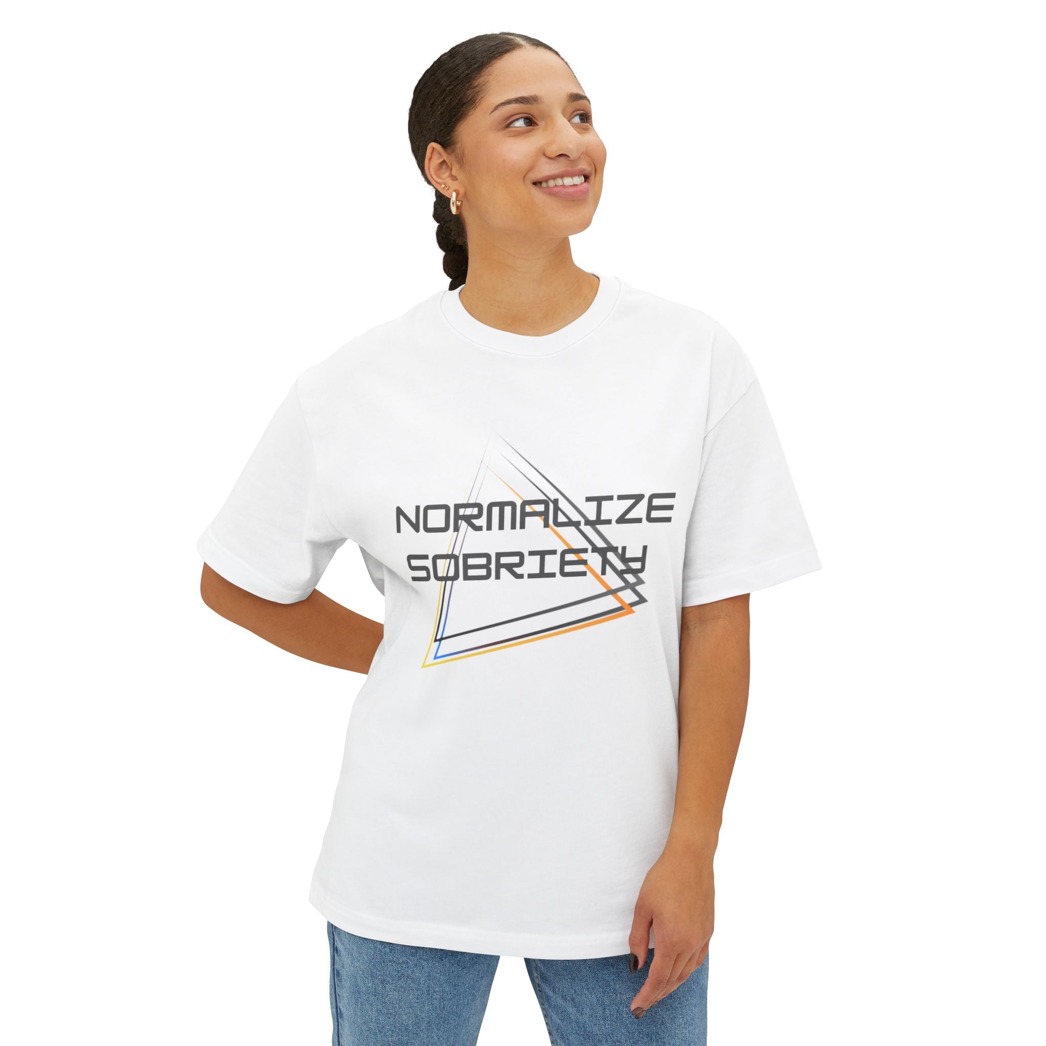 Normalize Sobriety Oversized Tee